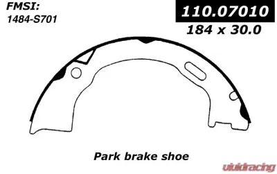 Centric C-Tek Brake Shoes 110.07010 - 110.07010