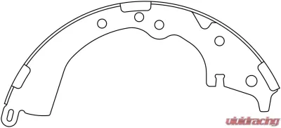 Centric C-Tek Brake Shoes 110.07091 - 110.07091