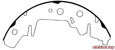 Centric C-Tek Brake Shoes 110.07140 - 110.07140