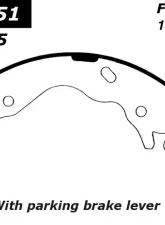Centric C-Tek Brake Shoes 110.07151                                     - 110.07151 - Image 4