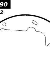 Centric C-Tek Brake Shoes 110.07290                                     - 110.07290 - Image 2