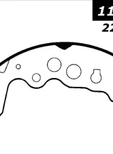 Centric C-Tek Brake Shoes 110.07380                                     - 110.07380 - Image 2