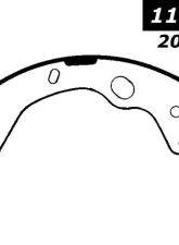 Centric C-Tek Brake Shoes 110.07390                                     - 110.07390 - Image 2