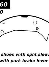 Centric C-Tek Brake Shoes 110.07460                                     - 110.07460 - Image 2