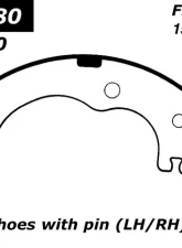 Centric C-Tek Brake Shoes 110.07480                                     - 110.07480 - Image 4