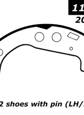 Centric C-Tek Brake Shoes 110.07530                                     - 110.07530 - Image 4