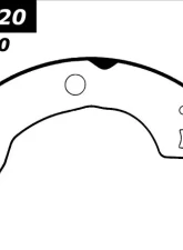 Centric C-Tek Brake Shoes 110.07620                                     - 110.07620 - Image 4