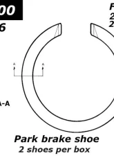 Centric C-Tek Parking Brake Shoes 110.07700                                     - 110.07700 - Image 2
