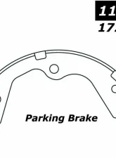 Centric C-Tek Parking Brake Shoes 110.07830                                     - 110.07830 - Image 4