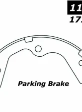 Centric C-Tek Parking Brake Shoes 110.07830                                     - 110.07830 - Image 2
