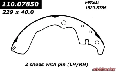 Centric C-Tek Brake Shoes 110.07850 - 110.07850