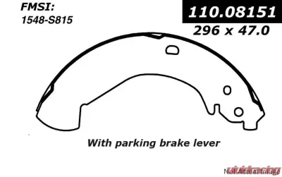 Centric C-Tek Brake Shoes 110.08151 - 110.08151