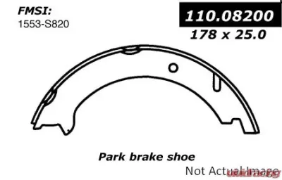 Centric C-Tek Parking Brake Shoes 110.08200 - 110.08200