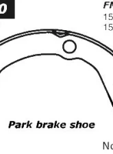Centric C-Tek Parking Brake Shoes 110.08450                                     - 110.08450 - Image 2