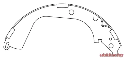 Centric C-Tek Brake Shoes 110.09600 - 110.09600