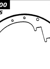 Centric Premium Brake Shoes 111.00300                                     - 111.00300 - Image 2
