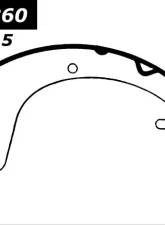 Centric Premium Brake Shoes 111.00860                                     - 111.00860 - Image 2