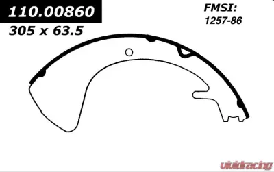 Centric Premium Brake Shoes 111.00860 - 111.00860