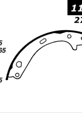 Centric Premium Brake Shoes 111.02650                                     - 111.02650 - Image 2