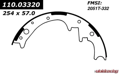 Centric 111.03320 Premium Brake Shoes | Vivid Racing