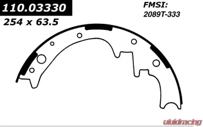 Centric Premium Brake Shoes 111.03330 - 111.03330