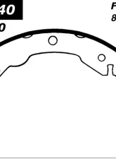 Centric Premium Brake Shoes 111.03740                                     - 111.03740 - Image 2