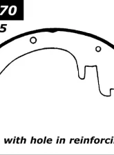 Centric Premium Brake Shoes 111.04170                                     - 111.04170 - Image 2