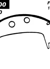 Centric Premium Brake Shoes 111.04600                                     - 111.04600 - Image 2