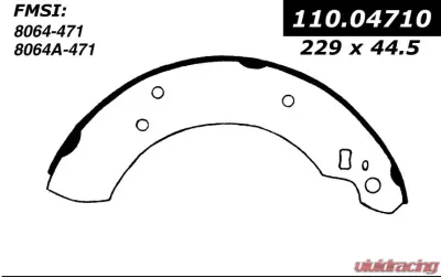 Centric Premium Brake Shoes 111.04710 - 111.04710