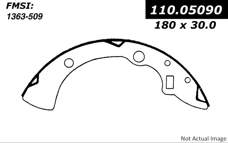 Centric Premium Brake Shoes 111.05090 - 111.05090