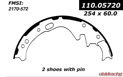 Centric Premium Brake Shoes 111.05720 - 111.05720
