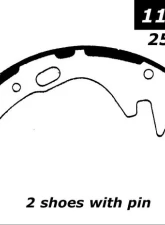 Centric Premium Brake Shoes 111.05720                                     - 111.05720 - Image 2