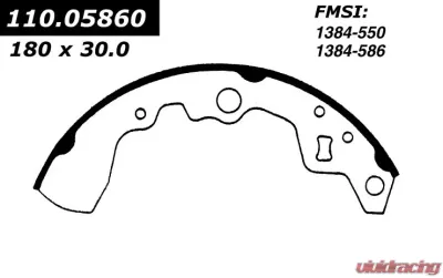 Centric Premium Brake Shoes 111.05860 - 111.05860