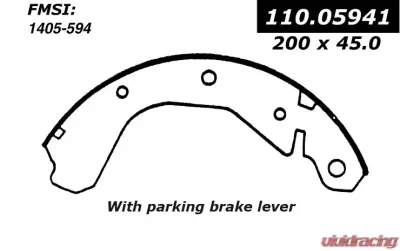 Centric Premium Brake Shoes 111.05941 - 111.05941