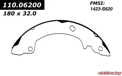 Centric Premium Brake Shoes 111.06200 - 111.06200