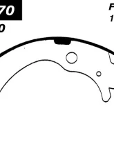 Centric Premium Brake Shoes 111.06270                                     - 111.06270 - Image 2
