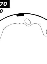 Centric Premium Brake Shoes 111.06670                                     - 111.06670 - Image 2