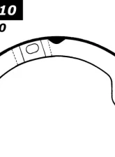 Centric Premium Parking Brake Shoes 111.07610                                     - 111.07610 - Image 2
