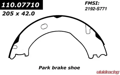Centric Premium Parking Brake Shoes 111.07710 - 111.07710