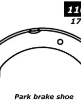 Centric Premium Parking Brake Shoes 111.08200                                     - 111.08200 - Image 2