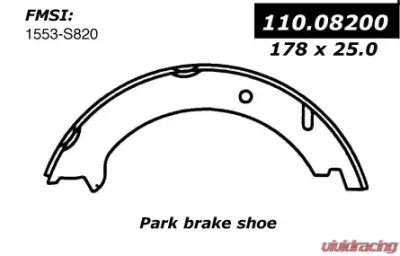 Centric Premium Parking Brake Shoes 111.08200 - 111.08200