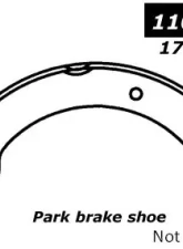 Centric Premium Parking Brake Shoes 111.08200                                     - 111.08200 - Image 2