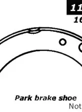 Centric Premium Parking Brake Shoes 111.08210                                     - 111.08210 - Image 2