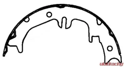 Centric Premium Parking Brake Shoes 111.08510 - 111.08510