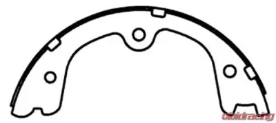 Centric Premium Parking Brake Shoes 111.08690 - 111.08690