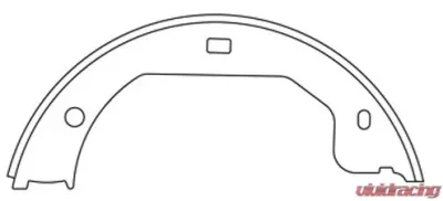 Centric Premium Parking Brake Shoes 111.08770 - 111.08770