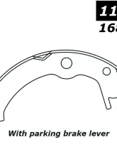 Centric Premium Parking Brake Shoes 111.08881                                     - 111.08881 - Image 2