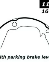 Centric Premium Parking Brake Shoes 111.08891                                     - 111.08891 - Image 2