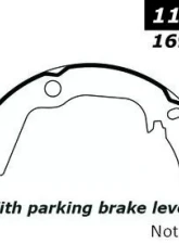 Centric Premium Parking Brake Shoes 111.08891                                     - 111.08891 - Image 2