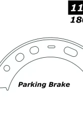 Centric Premium Parking Brake Shoes 111.08930                                     - 111.08930 - Image 2